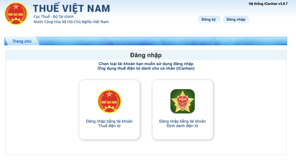 dang-nhap-cong-thue-viet-nam